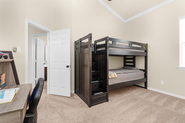26642 Becker Pines Ln, Katy, TX 77494 - unfurnished bedroom with carpet flooring and ornamental molding