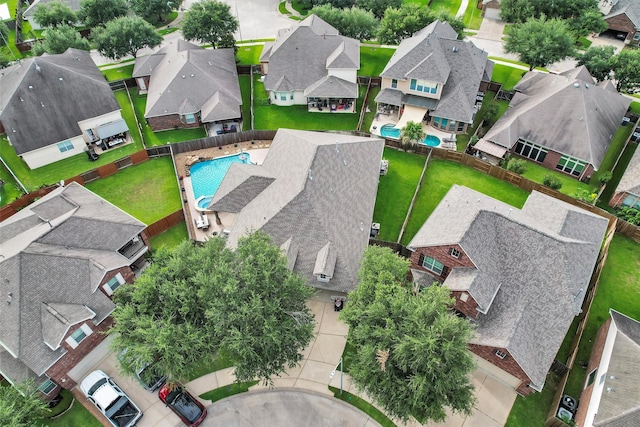 26642 Becker Pines Ln, Katy, TX 77494 - aerial view of residential area with a pool