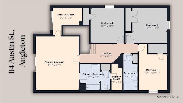 114 Austin Rd, Angleton, TX 77515 - view of home floor plan