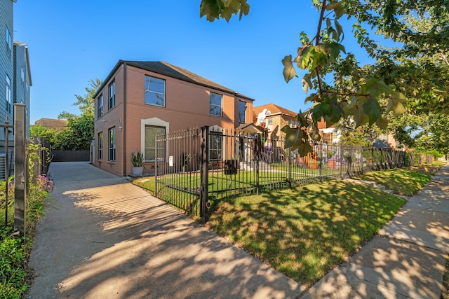 1926 Blodgett St, Houston, TX 77004 - view of front of home featuring a fenced front yard and brick siding