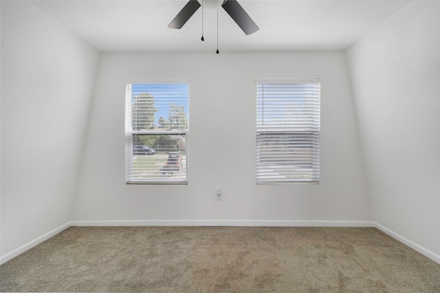 810 W Cattle Dr, Onalaska, TX 77360 - carpeted empty room featuring baseboards and a ceiling fan