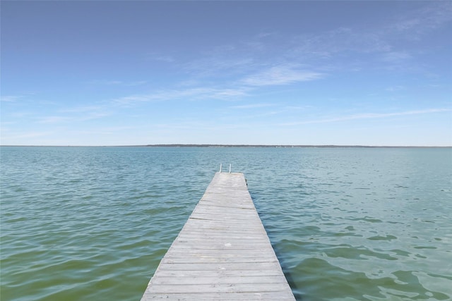 810 W Cattle Dr, Onalaska, TX 77360 - dock area featuring a water view