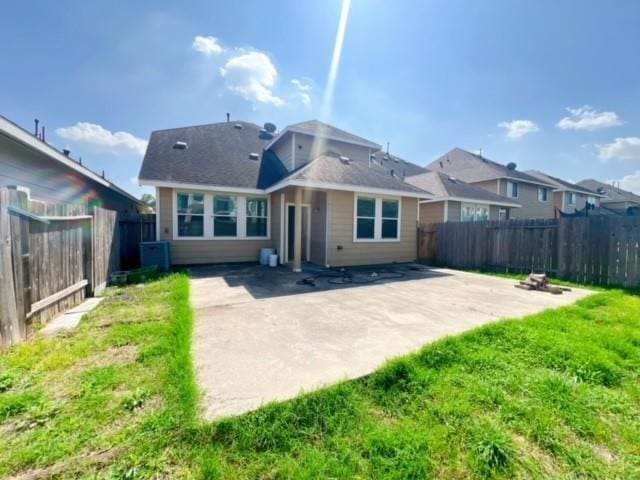 14706 Branchwest Dr, Houston, TX 77082 - back of house with a patio area and a fenced backyard