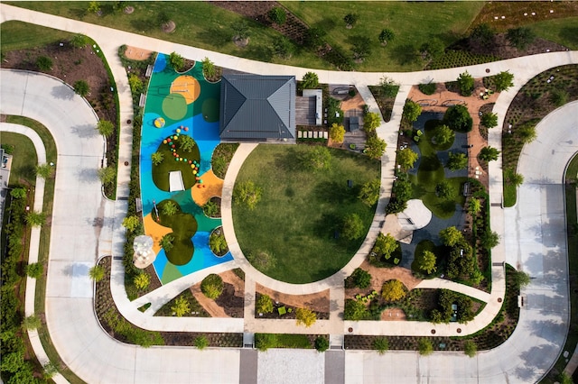 15122 Parkland Canyon Dr, Cypress, TX 77433 - bird's eye view of a pool area