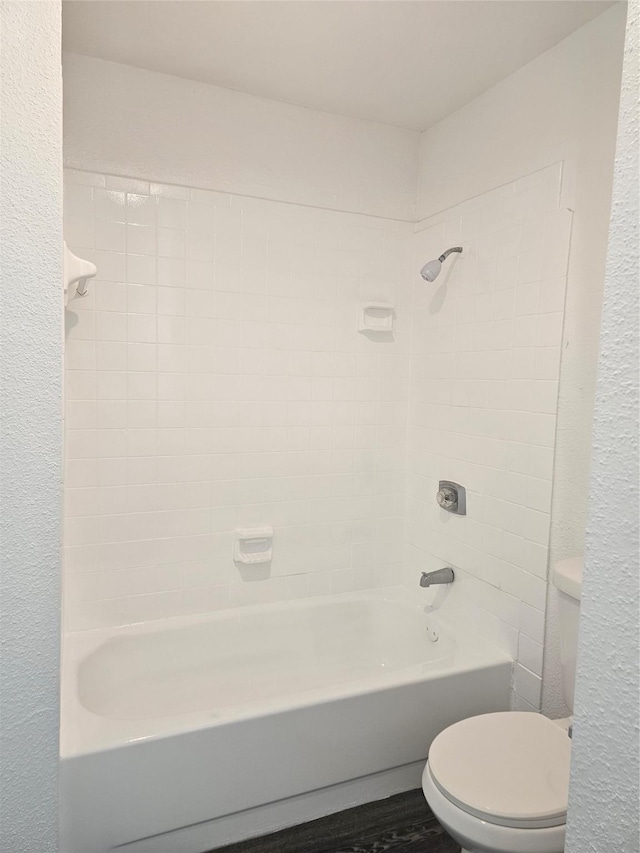 9201 Clarewood Dr Unit 204, Houston, TX 77036 - full bath with shower / tub combination and a textured wall