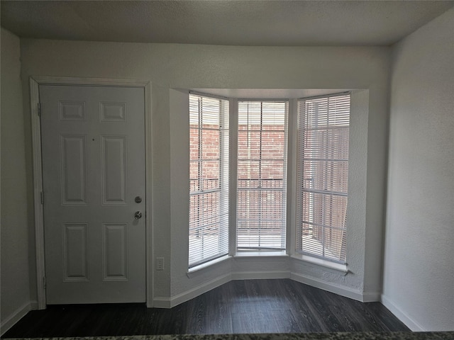 9201 Clarewood Dr Unit 204, Houston, TX 77036 - foyer featuring dark wood finished floors and plenty of natural light