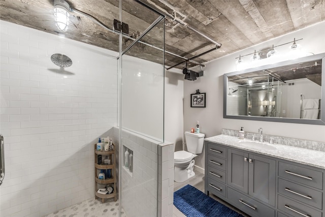 705 Main St Unit 801, Houston, TX 77002 - bathroom with a stall shower and vanity