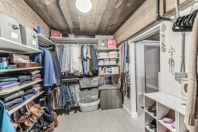 705 Main St Unit 801, Houston, TX 77002 - spacious closet with wood finished floors