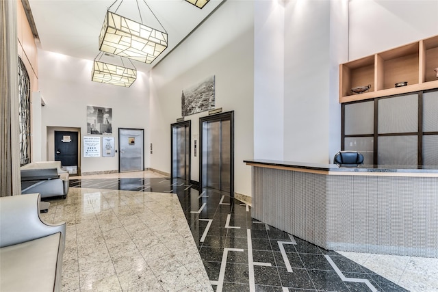 705 Main St Unit 801, Houston, TX 77002 - reception with a towering ceiling