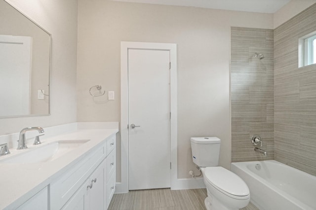 2504 W Tidwell Rd Unit C, Houston, TX 77091 - bathroom with vanity and washtub / shower combination