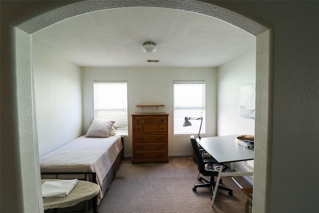 3622 Zephyr Glen Way, Houston, TX 77084 - carpeted bedroom featuring arched walkways