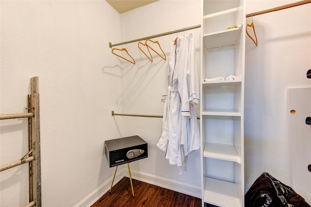 8100 Cambridge St Unit 114, Houston, TX 77054 - spacious closet featuring dark wood finished floors