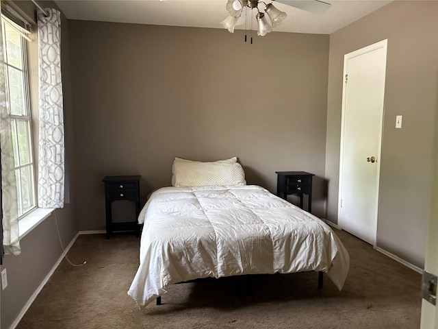 2702 Dovewood Ln, Spring, TX 77373 - bedroom with carpet flooring and a ceiling fan