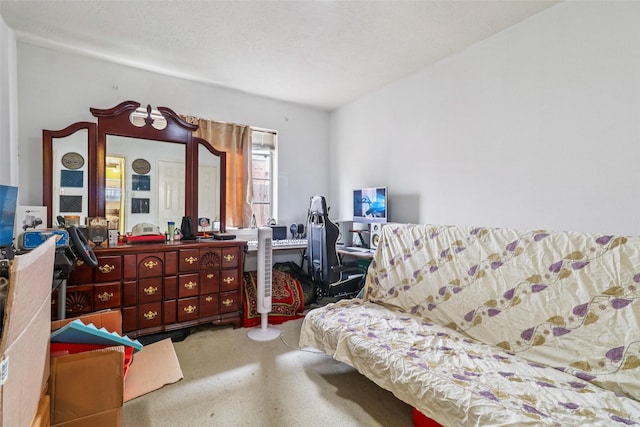 17006 Dusty Mill Dr E, Sugar Land, TX 77498 - bedroom with an office area and carpet