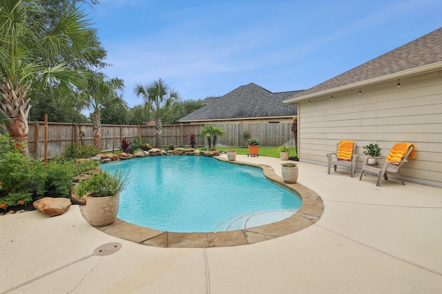 12103 Via San Rocco Ct, Cypress, TX 77429 - view of pool featuring a fenced backyard and a patio