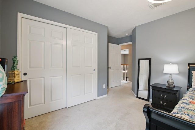 12103 Via San Rocco Ct, Cypress, TX 77429 - bedroom featuring light carpet and a closet