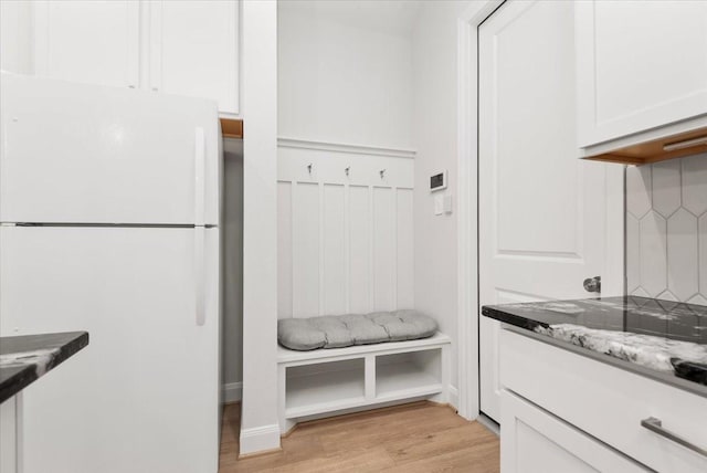 12831 Raemoir Dr, Humble, TX 77346 - mudroom featuring light wood finished floors