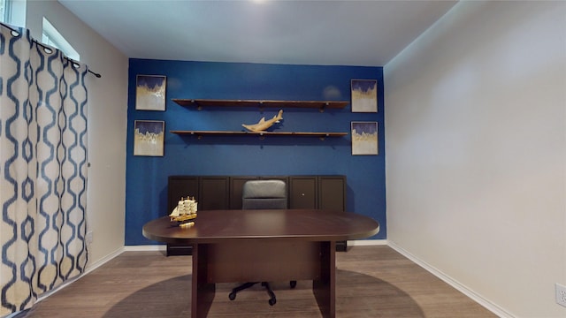 18118 Castle Rain Dr, Humble, TX 77346 - office with wood finished floors