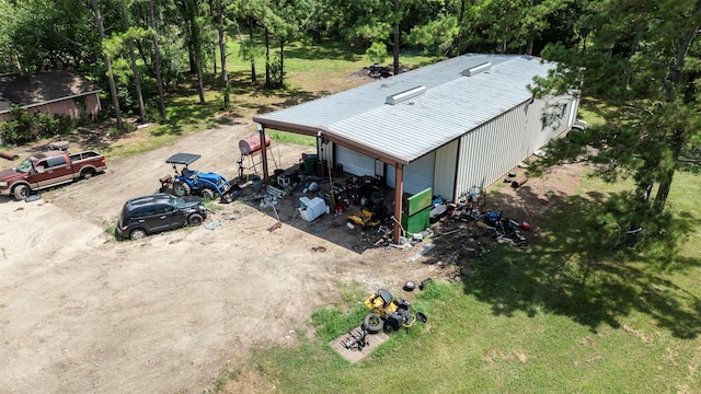 6203 Wickwillow Ln, Alvin, TX 77511 - aerial view of property and surrounding area featuring a tree filled landscape