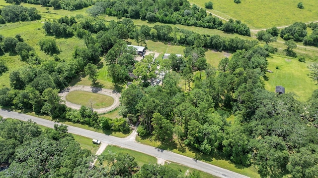 6203 Wickwillow Ln, Alvin, TX 77511 - aerial view of property's location with rural landscape