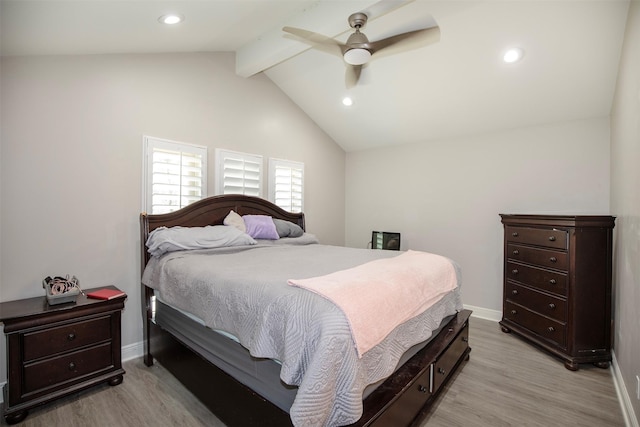 6203 Wickwillow Ln, Alvin, TX 77511 - bedroom featuring light wood finished floors, recessed lighting, and ceiling fan