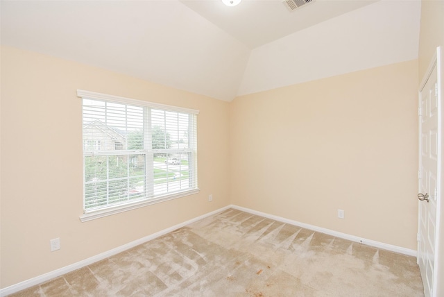 20315 Cypress Poll Dr, Cypress, TX 77433 - empty room with light colored carpet and vaulted ceiling