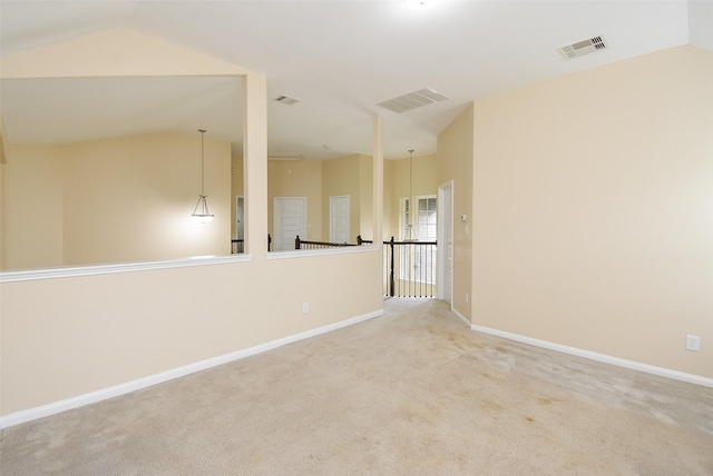 20315 Cypress Poll Dr, Cypress, TX 77433 - spare room featuring vaulted ceiling and carpet floors