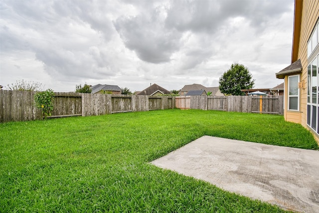 20315 Cypress Poll Dr, Cypress, TX 77433 - fenced backyard featuring a patio