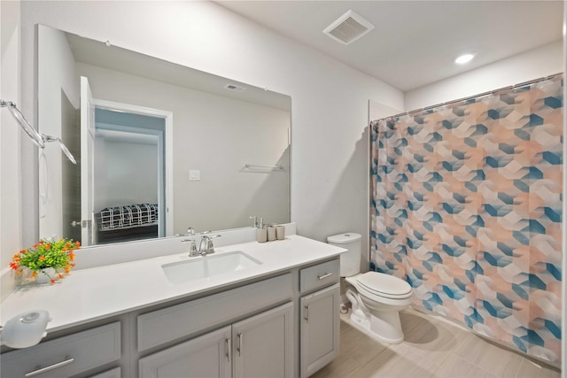 4427 Silvergrass Ln, Katy, TX 77493 - full bathroom featuring vanity and a shower with shower curtain