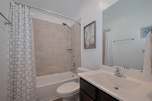 22618 Cremona Village Trl, Katy, TX 77449 - full bathroom featuring shower / bath combo with shower curtain and vanity