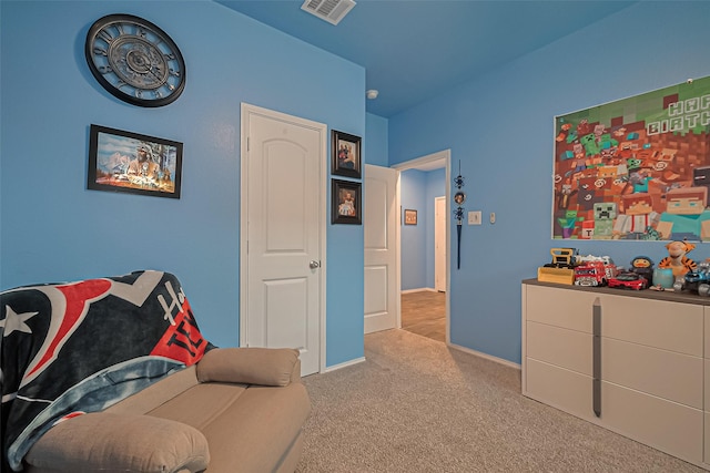 22618 Cremona Village Trl, Katy, TX 77449 - sitting room with carpet floors and baseboards