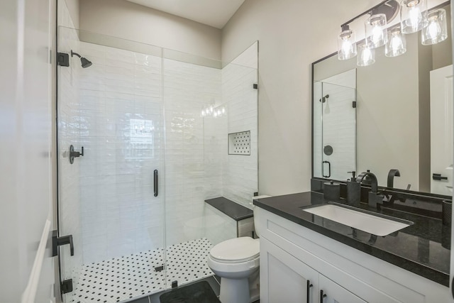 6524 Couch St, Houston, TX 77091 - bathroom featuring a stall shower and vanity