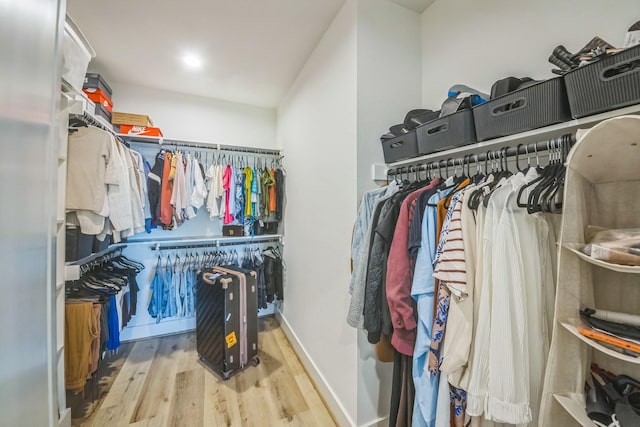 6524 Couch St, Houston, TX 77091 - spacious closet featuring wood finished floors