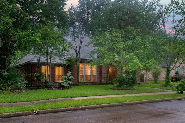 11603 Orchard Mountain Dr, Houston, TX 77059 - view of front of home featuring brick siding and a front lawn