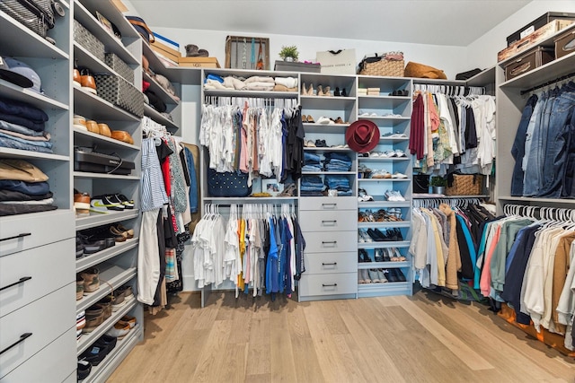 15714 Park Poetry Ct, Cypress, TX 77433 - spacious closet featuring wood finished floors