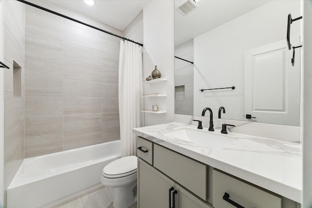 15714 Park Poetry Ct, Cypress, TX 77433 - bathroom with vanity and shower / tub combo