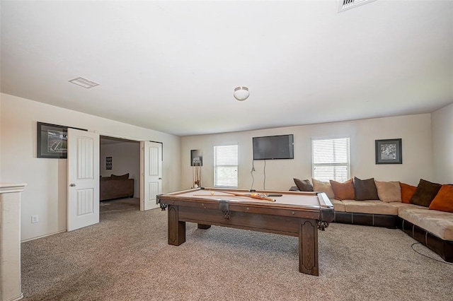 4006 Vicenza Ave, Katy, TX 77493 - rec room with carpet flooring and pool table