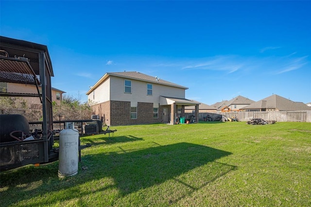 4006 Vicenza Ave, Katy, TX 77493 - back of property with brick siding