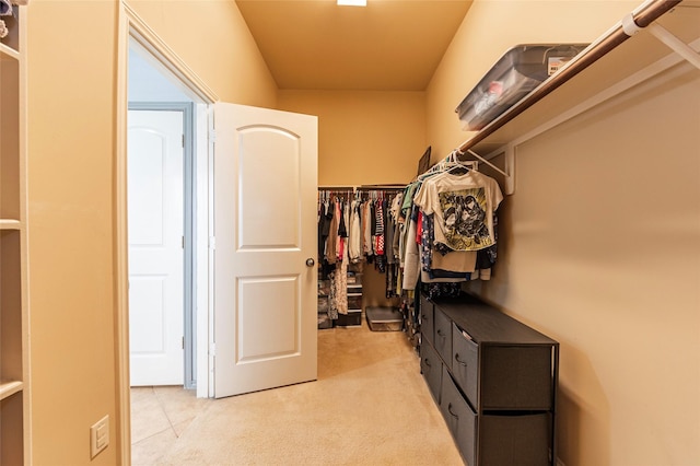 3211 Rock Brook Falls Ln, League City, TX 77573 - walk in closet featuring light carpet