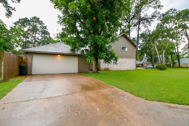 17010 Kings Walk Ln, Houston, TX 77070 - view of front of house with concrete driveway and a garage