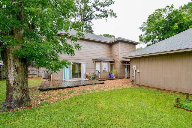 17010 Kings Walk Ln, Houston, TX 77070 - back of property with a deck