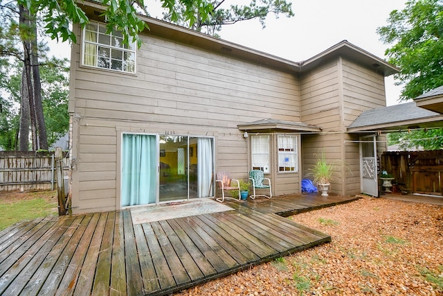 17010 Kings Walk Ln, Houston, TX 77070 - back of property featuring a deck