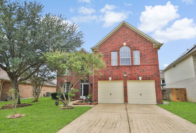 20907 Divellec Ln, Spring, TX 77388 - traditional-style home featuring brick siding, driveway, and an attached garage
