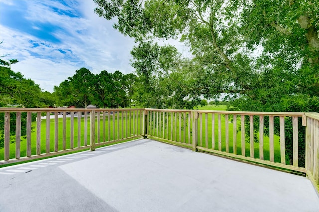 6606 Williams School Ct, Needville, TX 77461 - view of patio / terrace with view of scattered trees