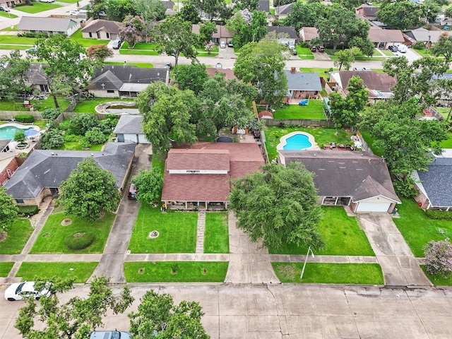 14018 Duncannon Dr, Houston, TX 77015 - aerial view of residential area with a pool