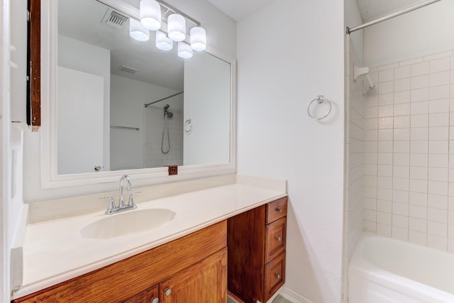 6306 Clayridge Dr, Houston, TX 77053 - bathroom with vanity and shower / tub combination