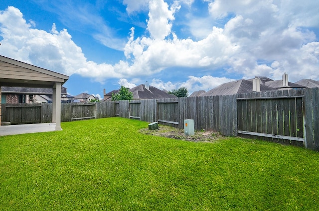 3707 Brampton Island Dr, Katy, TX 77494 - fenced backyard with a patio