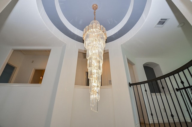 3707 Brampton Island Dr, Katy, TX 77494 - detailed view of a chandelier and a gate