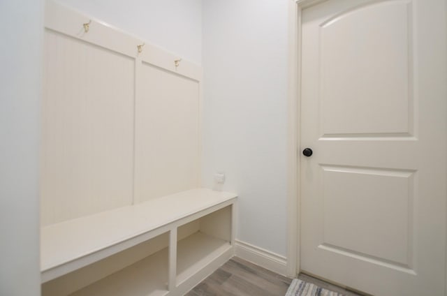 3707 Brampton Island Dr, Katy, TX 77494 - mudroom with wood finished floors and baseboards