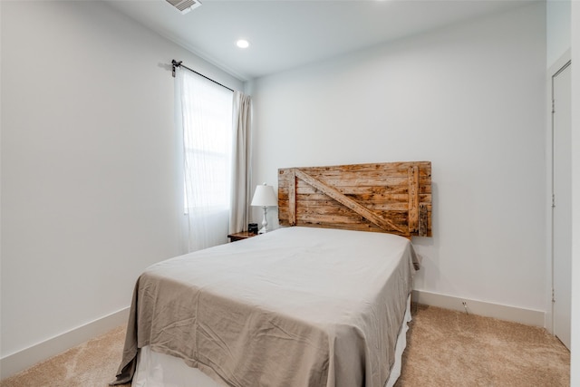4402 Santorini Ln, Houston, TX 77045 - bedroom featuring light carpet and recessed lighting